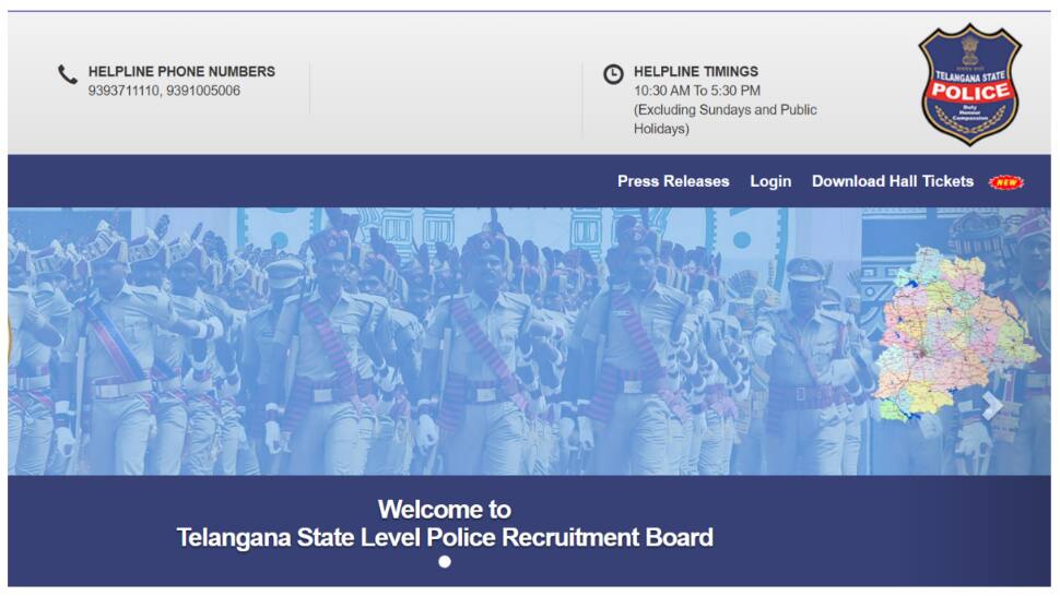 TS Police Recruitment Exam: TS Constable hall ticket 2022 OUT- Check details