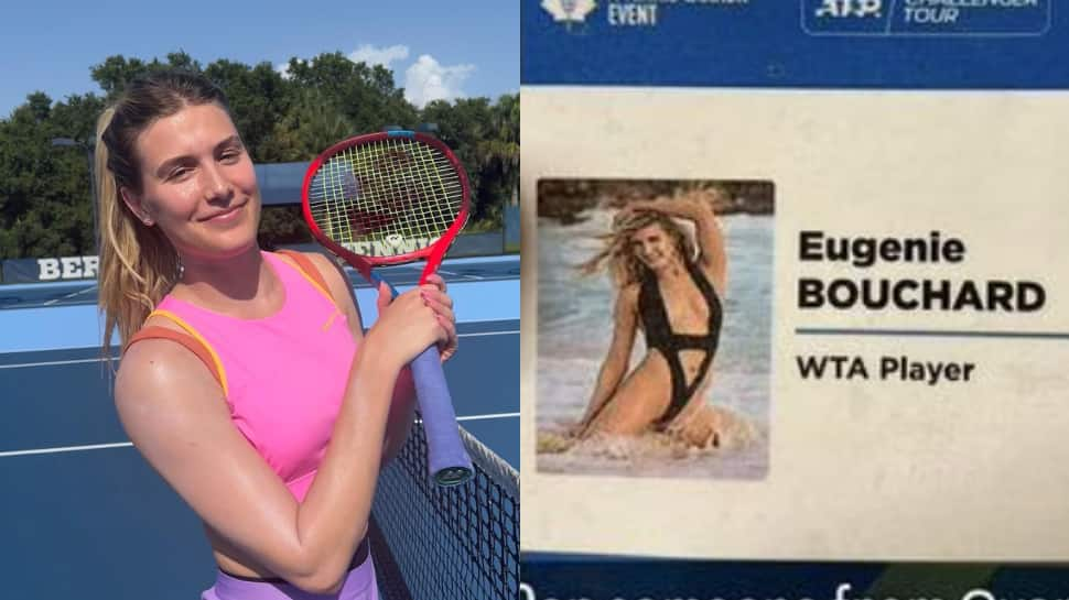 Shocked Eugenie Bouchard receives Vancouver Open credential with one-piece black swimsuit pic, check here