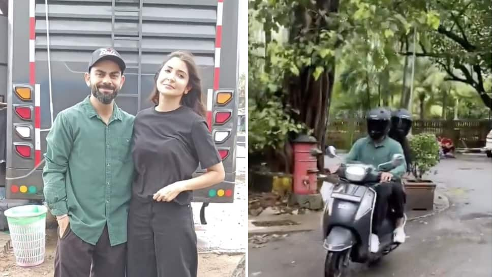 Virat Kohli takes Anushka Sharma for scooty ride in Mumbai, see PICS here