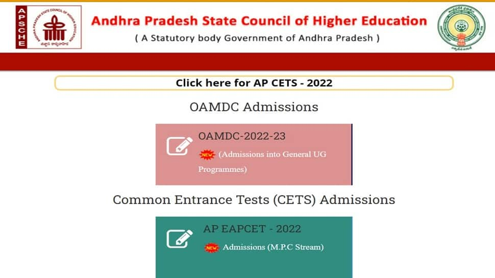 AP EAMCET 2022 Registration for Counselling begins TODAY at sche.ap