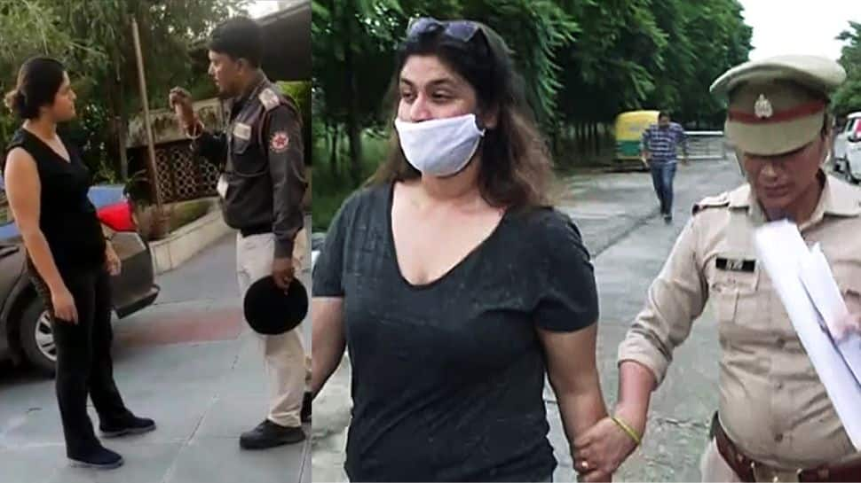 Noida woman, who abused society guard for delay in opening gate, sent to 14-day judicial custody