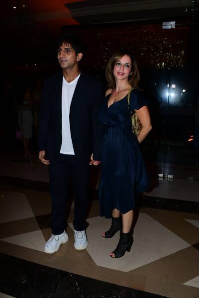 Sussanne Khan-Arslan Goni papped in the city 