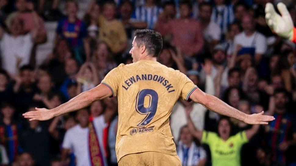 LaLiga: Robert Lewandowski hits brace as FC Barcelona thrash Real Sociedad 4-1