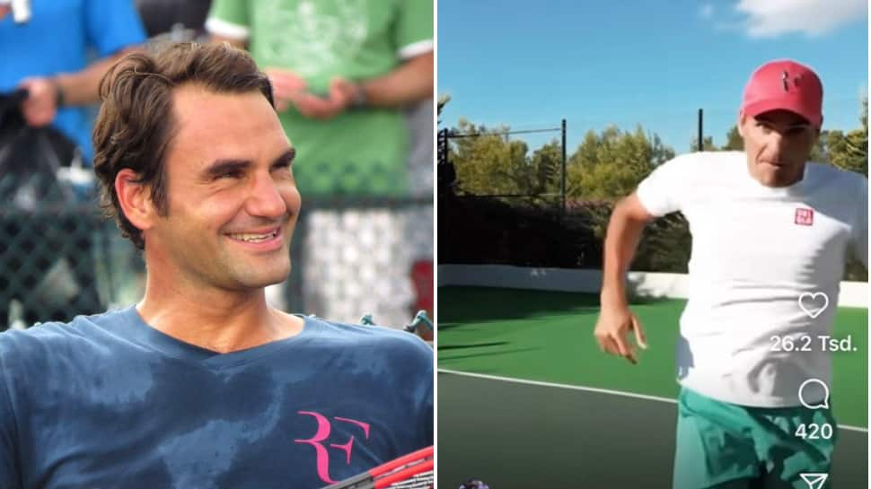 WATCH: &#039;Return of the KING&#039;, Fans go crazy as Roger Federer gives fitness update