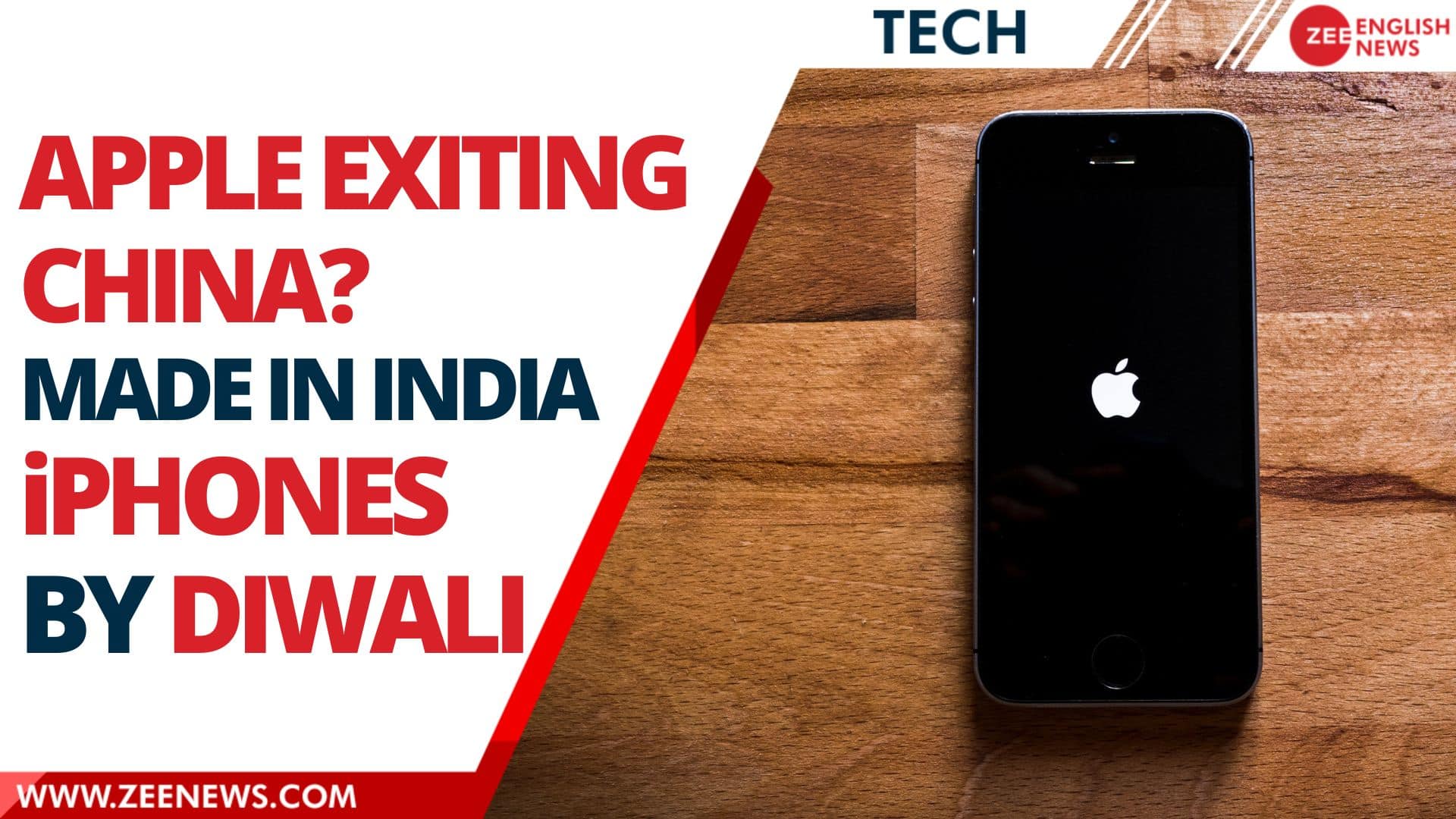 Apple ditches China to manufacture iPhone 14 in India? | Zee News