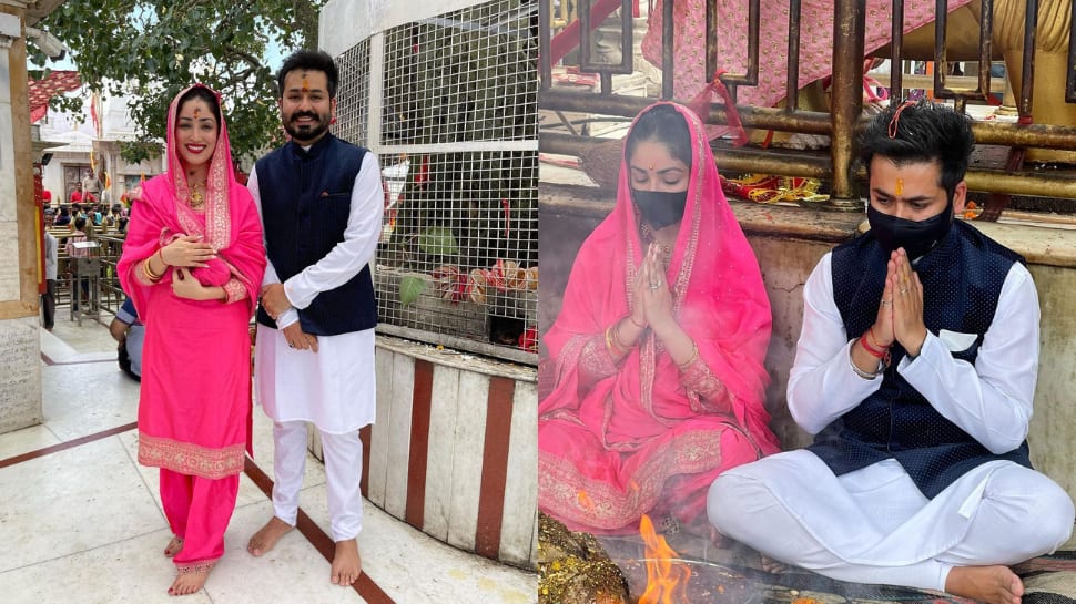 Yami Gautam and husband Aditya Dhar visit Naina Devi temple in former’s ‘Dev Bhoomi’: PICS