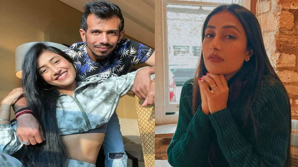 Yuzvendra Chahal's wife Dhanashree Verma is very popular on Instagram as well. Dhanashree has over 50 lakh followers on Instagram. (Source: Twitter)