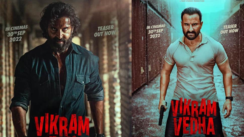 Vikram Vedha teaser trends online, fans REACT to Hrithik Roshan, Saif Ali Khan vs Madhavan, Vijay Sethupathi comparison!