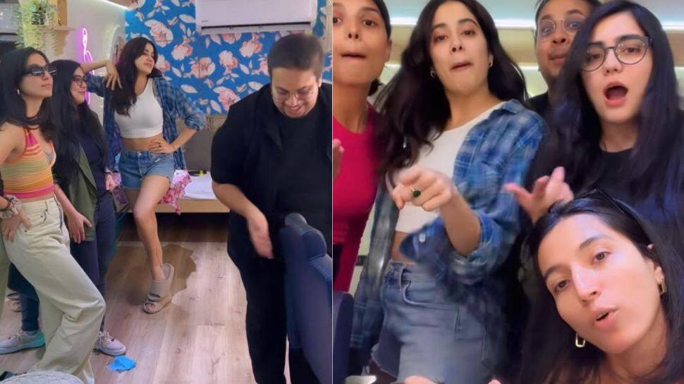 Janhvi Kapoor recreates Anupamaa; scene in funny video, Alia Bhatt, Tara Sutaria react - Watch