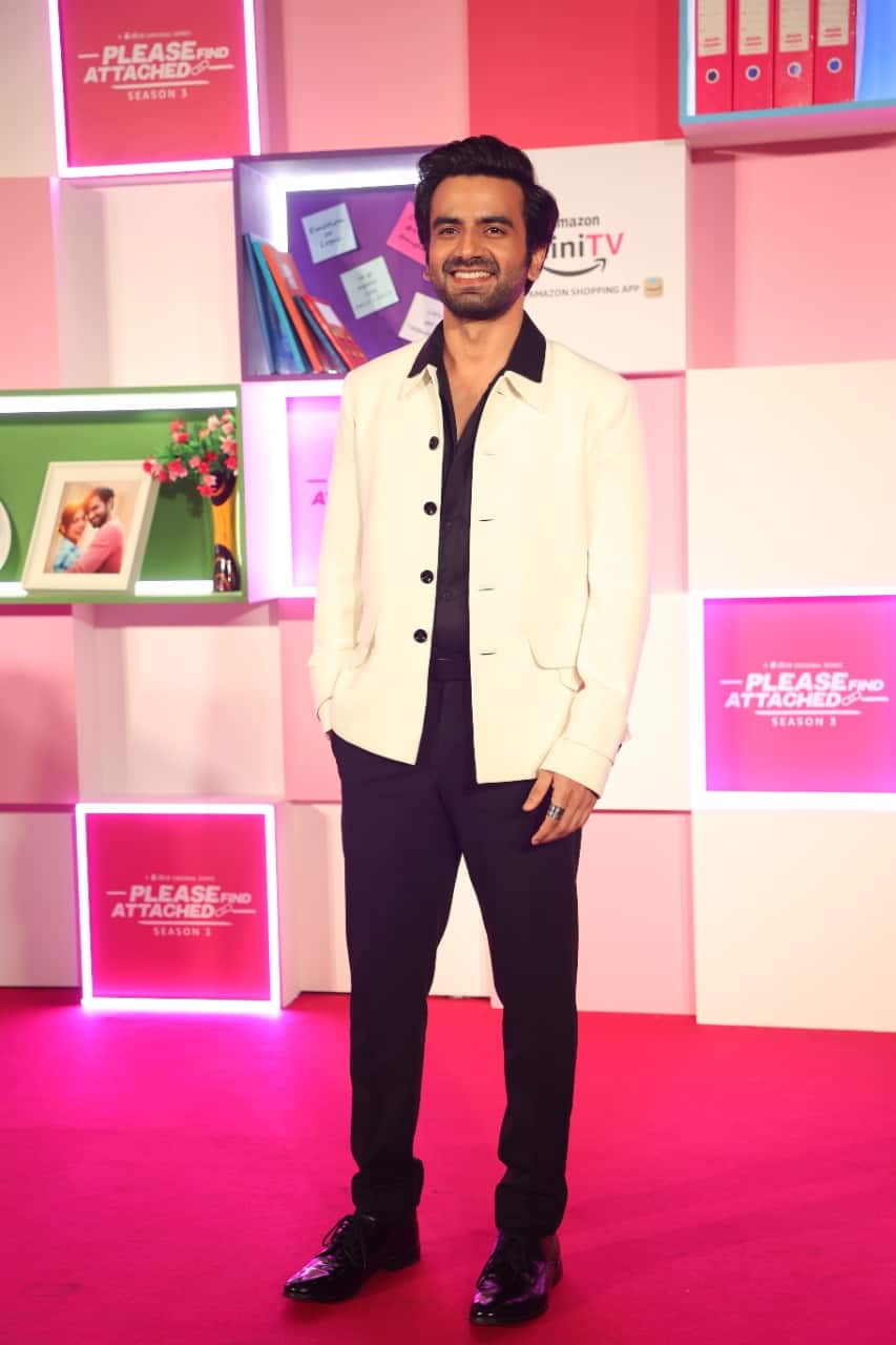 Ayush Mehra poses at the premiere