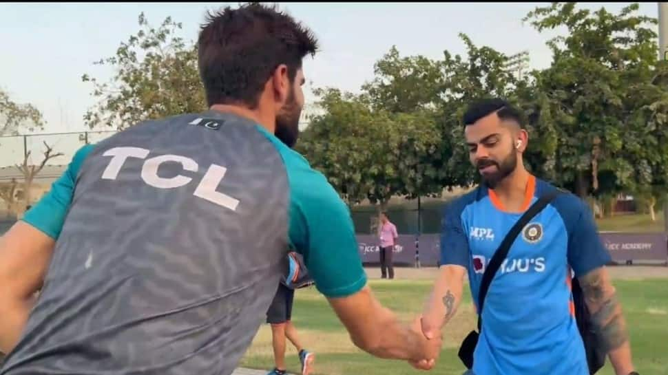 WATCH: Virat Kohli, KL Rahul, Rishabh Pant meet Shaheen Shah Afridi ahead of India vs Pakistan Asia Cup 2022 clash