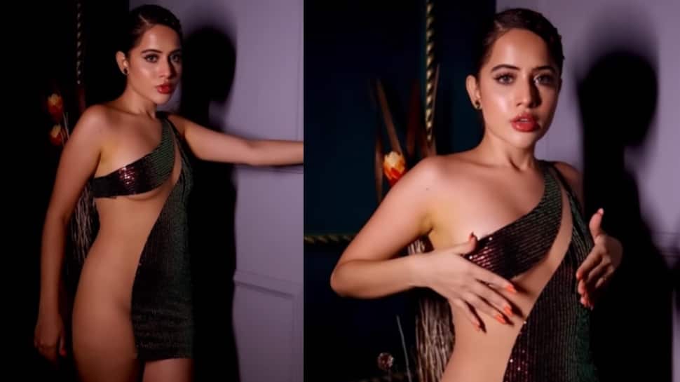 Urfi Javed slays in risque see-through outfit inspired by the Galaxy- WATCH