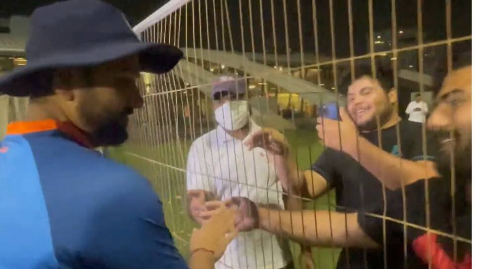 IND vs PAK Asia Cup 2022: After Virat Kohli, Rohit Sharma meets and hugs Pakistan fans, WATCH viral video