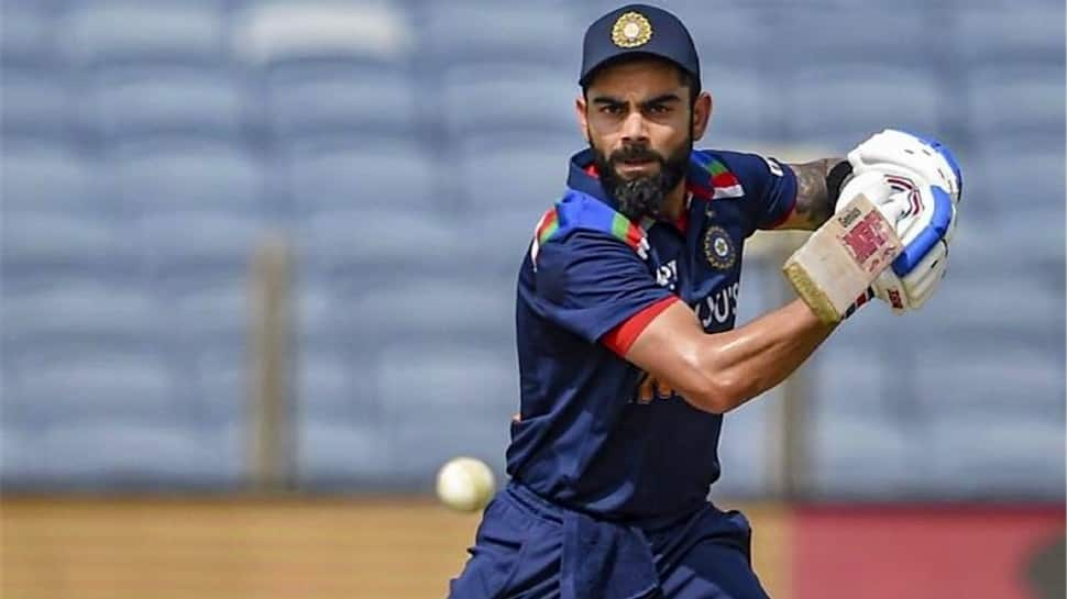 Former India captain Virat Kohli is set to play his 100th T20 international against Pakistan at the Asia Cup 2022. Kohli hammered seven sixes in a 29-ball 70 not out that propelled India to 240 against West Indies in 2019, their third-highest total in T20Is.. (Photo: IANS)