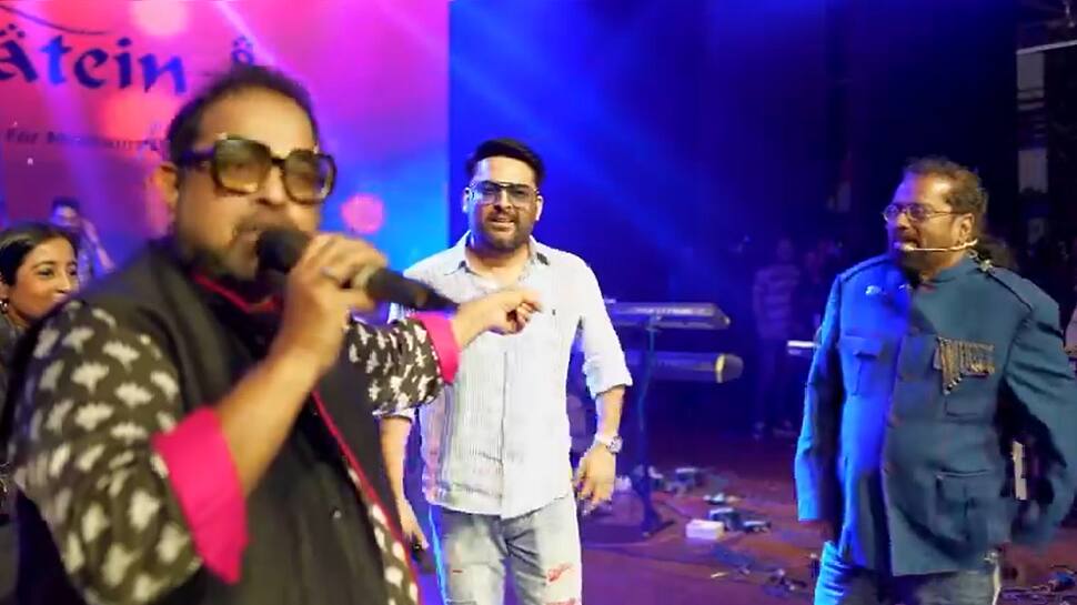 Kapil Sharma shares a good laugh with music maestros Hariharan and Shankar Mahadevan on-stage: WATCH