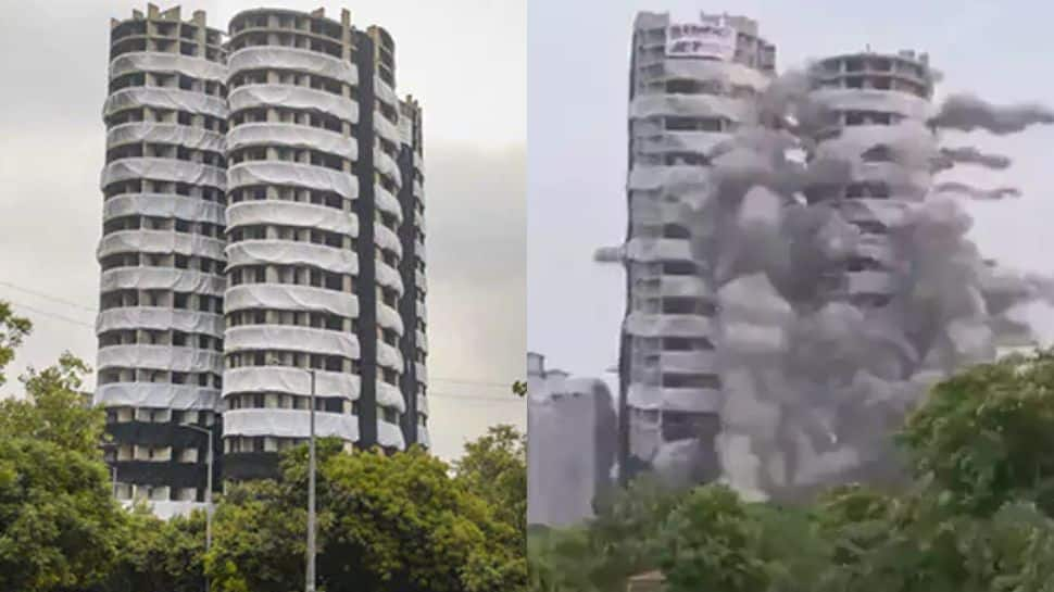 ‘Done and dusted’: Twitter flooded with memes after Noida twin towers demolition pics surface