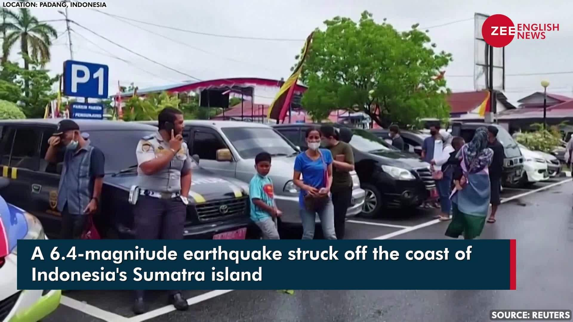 How severe were the consecutive earthquakes that hit Indonesia Island?