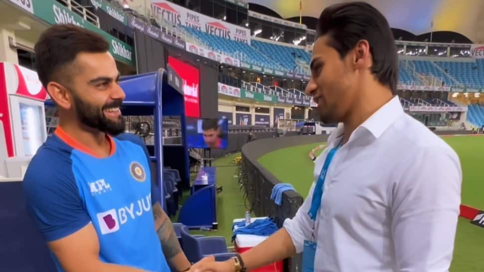 India vs Pakistan Asia Cup 2022: Virat Kohli meets viral Pakistan meme star Momin Saqib, WATCH