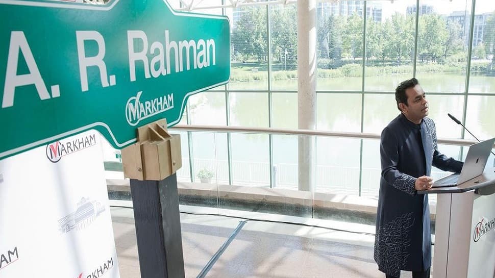 AR Rahman expresses gratitude after Canadian city names street after him