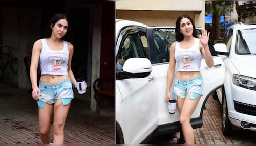 Sara Ali Khan in white crop top and yoga pants leaves Mumbai speechless.  See pics - India Today