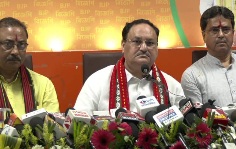 Tripura politics: Economic growth in state will &#039;touch new heights&#039; if BJP is voted back to power, says JP Nadda