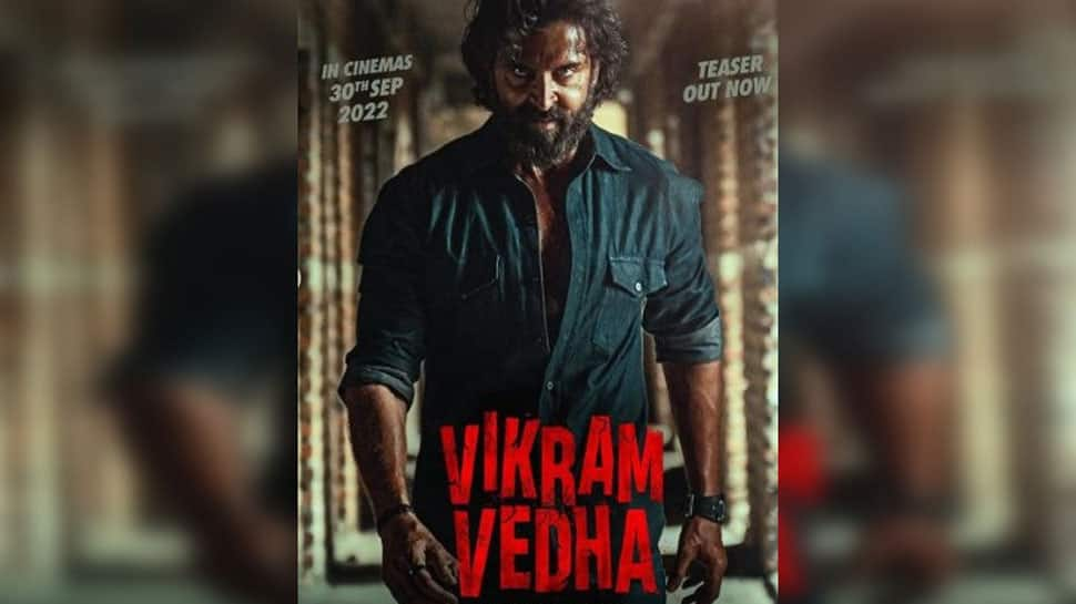 Hrithik Roshan starrer Vikram Vedha teaser creates history, crosses one million likes in less than two days