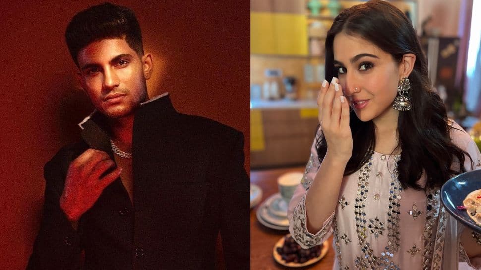 Team India opener Shubman Gill is rumoured to be dating Bollywood star Sara Ali Khan. The couple were seen having dinner in Dubai. (Source: Twitter)