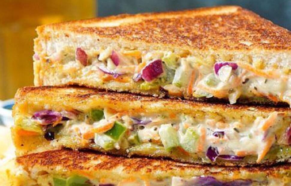 Vegetable mayo sandwich