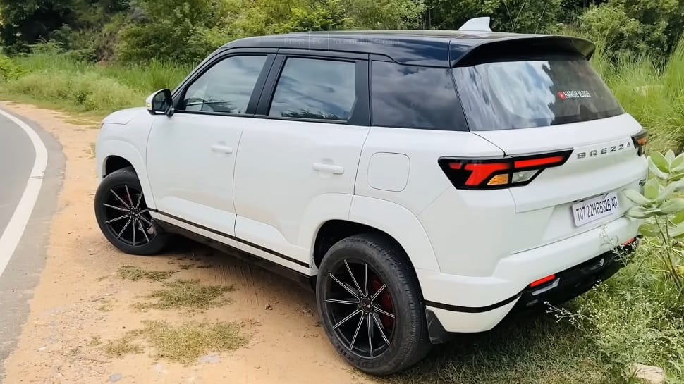 Modified 2022 Maruti Suzuki Brezza uncannily looks like a Range Rover