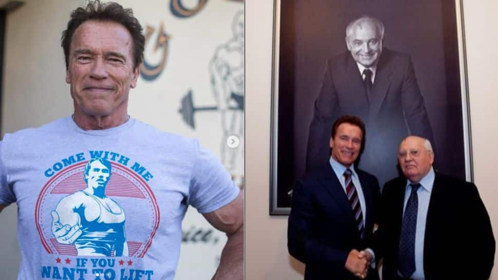 Arnold Schwarzenegger recalls meeting former Soviet President Mikhail Gorbachev