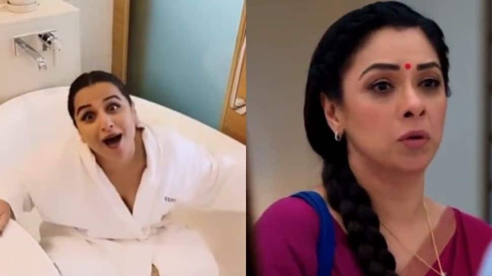 Anupamaa fever! Vidya Balan recreates famous dialogue ‘aapko kya’; Rupali Ganguly is thrilled