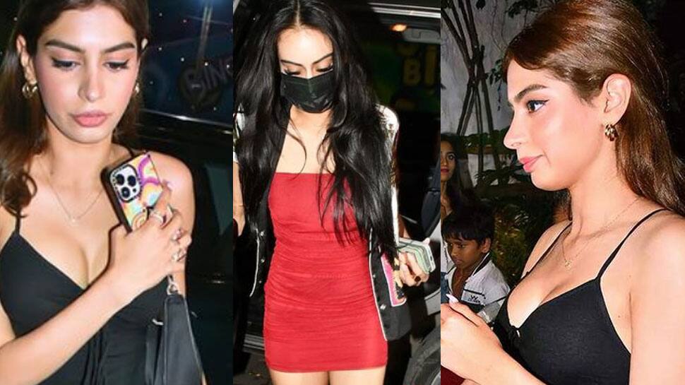 Nysa Devgn&#039;s dinner date with Khushi Kapoor breaks internet, star kids step out in sexy glam dresses - Watch