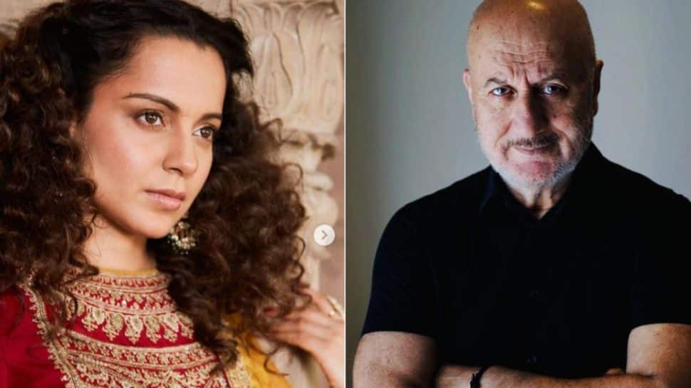 Anupam Kher opens up on working with Kangana Ranaut, calls her a &#039;brilliant director&#039;