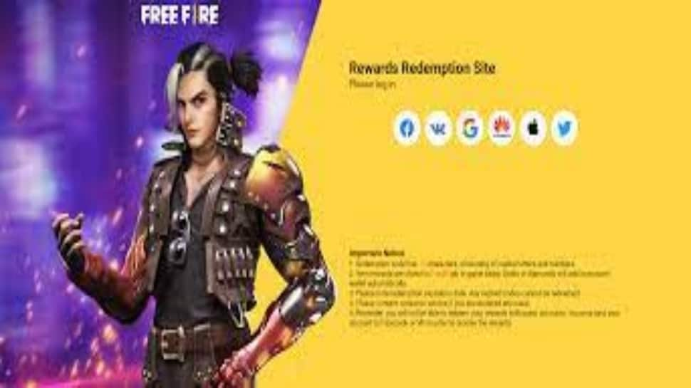 Garena Free Fire Redeem Codes today: Win weapons, diamonds, costumes and  more!