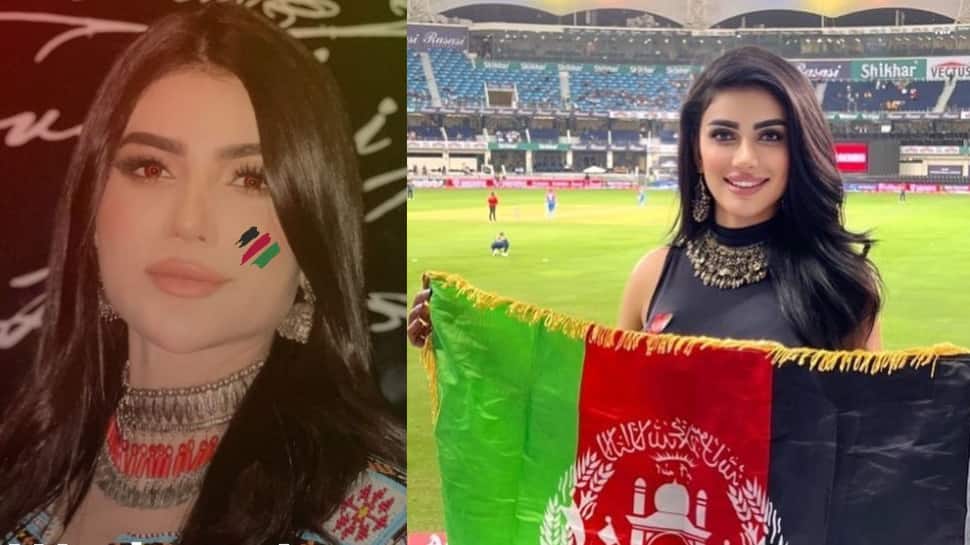 Wazhma Ayoubi: Who is Afghan MYSTERY girl seen cheering for team in