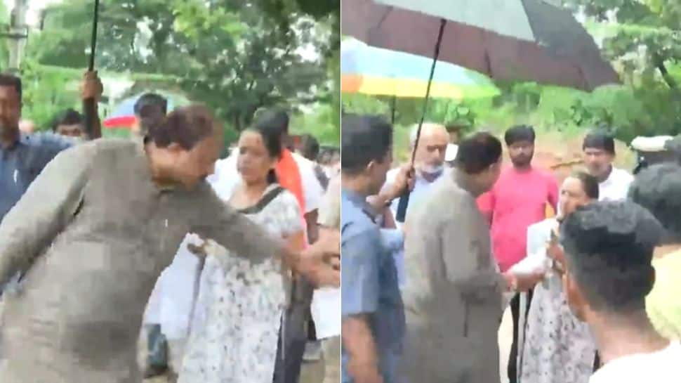 Karnataka BJP MLA threatens, verbally abuses woman who came to submit complaint - Watch