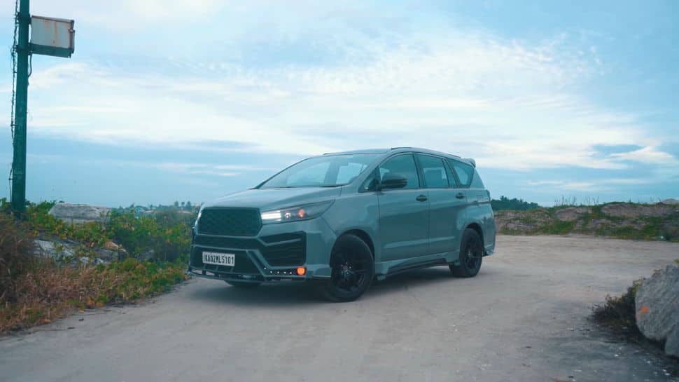 Toyota Innova Crysta modified with Lamborghini Urus body kit is a sight to behold: WATCH
