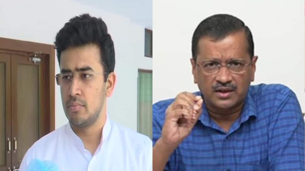 &#039;Biggest U-turn leader in India&#039;: BJP MP Tejasvi Surya slams Arvind Kejriwal