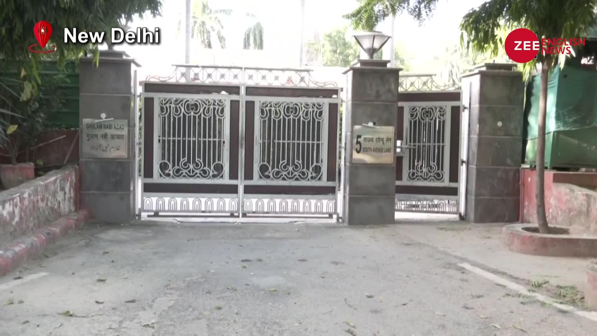 In order to hold a public assembly in Sainik Colony, Ghulam Nabi Azad