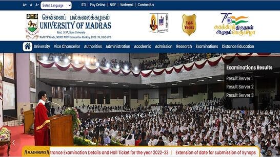 UNOM Results 2022: Madras University UG, PG Results for June Exams to be RELEASED on THIS DATE at unom.ac.in- Check latest update here | India News - Vimarsana News