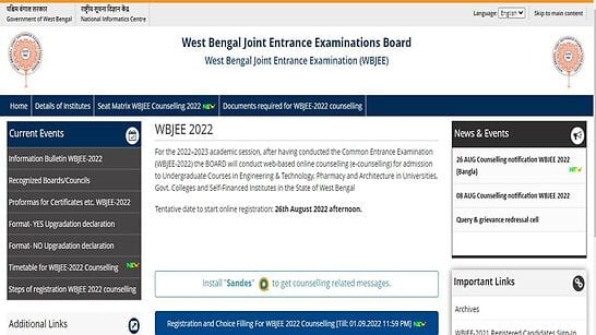 WBJEE Counselling 2022: Round 1 seat allotment Result TOMORROW at wbjeeb.nic.in- Check latest update here