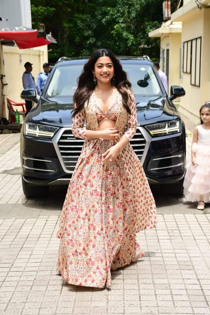 Rashmika was all smiles