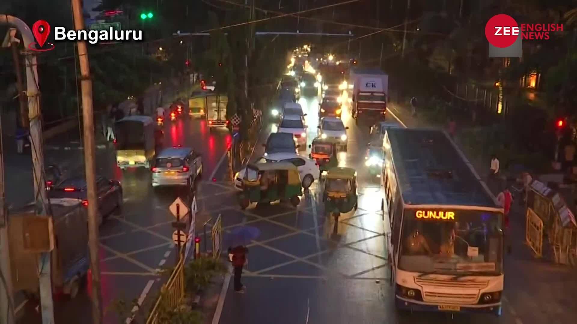 Heavy traffic jam brings the Bengaluru city to standstill Zee News