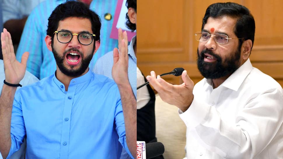 Eknath Shinde attacks Uddhav Thackeray&#039;s son Aaditya, says &#039;he should know his age and speak accordingly&#039;