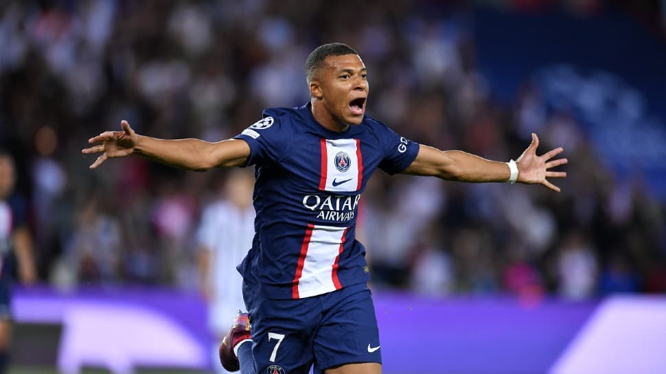 Champions League 2022: Mbappe scores TWICE to break Messi record as PSG ...