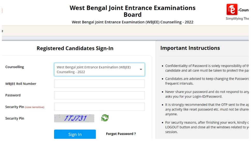 WBJEE Counselling Result 2022: WBJEE Counselling Seat Allotment Result TODAY on wbjeeb.nic.in- Here’s how to download