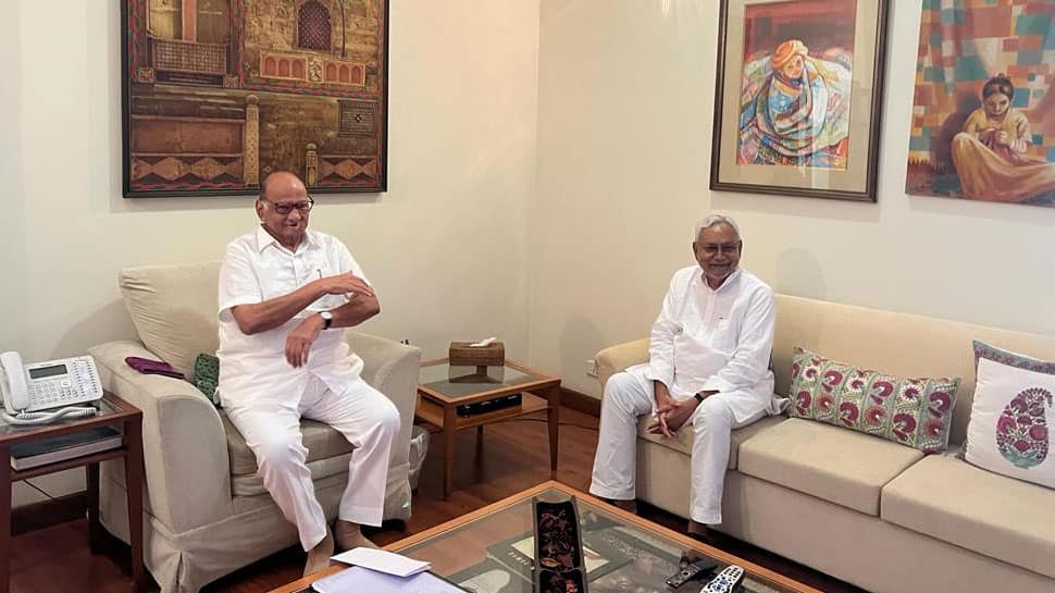 Bihar CM Nitish Kumar meets Sharad Pawar, says ‘PM CANDIDATE for 2024 polls can be…’