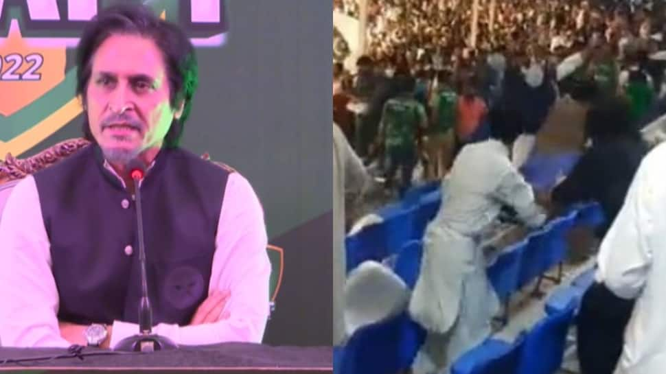 &#039;Hamari team khatre mein ho sakti thi&#039;, PCB chief Ramiz Raja makes a BIG statement after Afghanistan and Pakistan fans&#039; clash