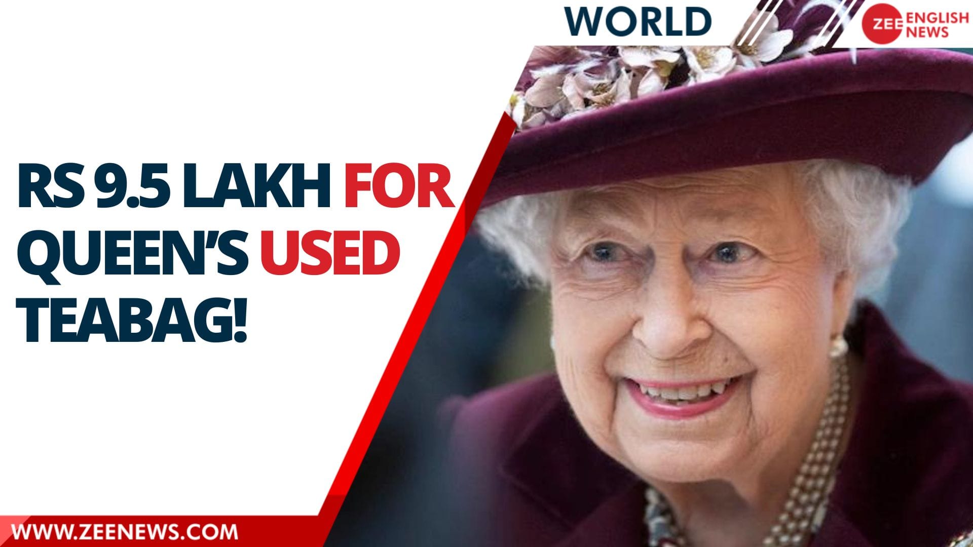 Teabag used by Queen Elizabeth’s in 90s is being auctioned on Ebay