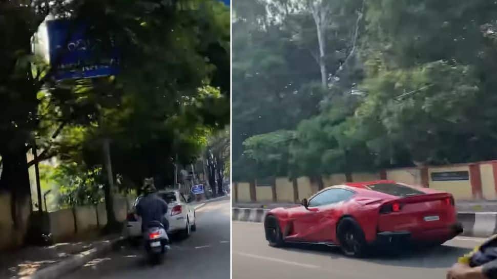What to do when you see Supercar and Superbikes on road in India? NOT what this man did!